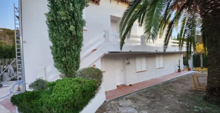 Ravalement enduit façade de maison Pampelonne - photo 13